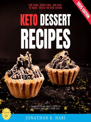 cover image of Keto Dessert Recipes